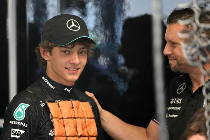 Italian prodigy Andrea Kimi Antonelli at Mercedes in 2025