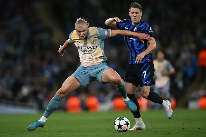 Manchester City upset by Inter Milan (0-0)