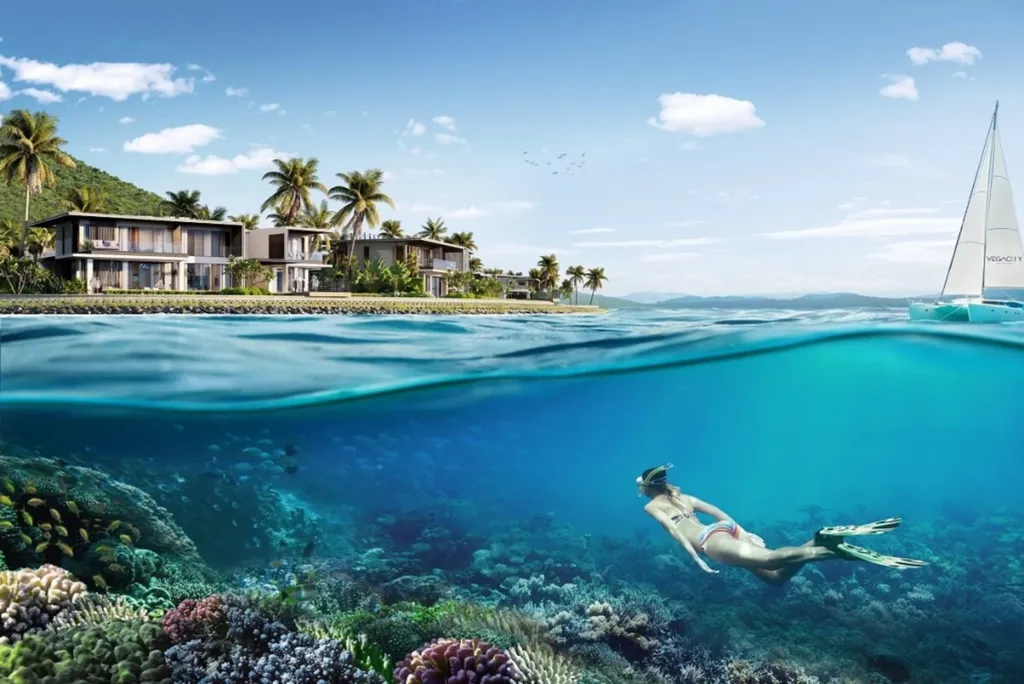 Un coin de Gran Meliá Villa Le Corail. Photo : VNA. Un coin de Gran Meliá Villa Le Corail. Photo : VNA.