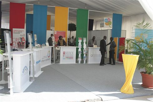 Le pavillon de l’Agence universitaire de la Francophonie.