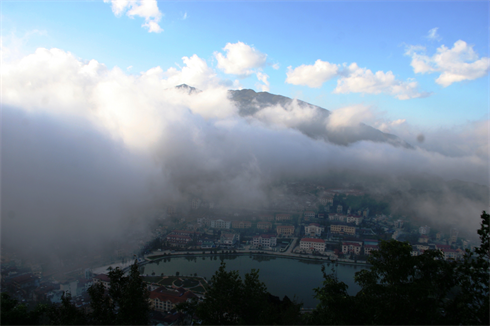 Vue d’ensemble du district de Sa Pa.